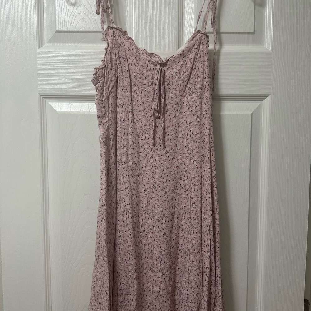 Breath of Youth Pink Floral Mini Dress